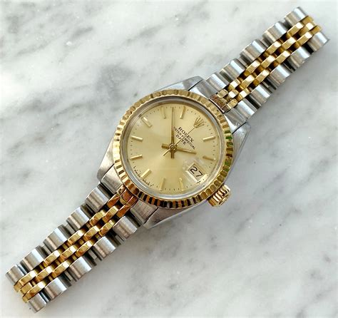 rolex ladies datejust gold